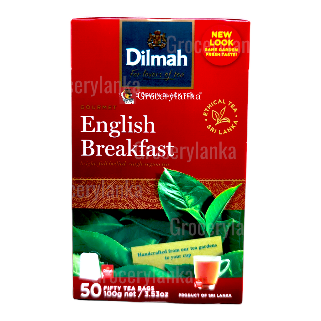 Dilmah English Breakfast Tea 25 Tea Bags Net Wt 50 G.
