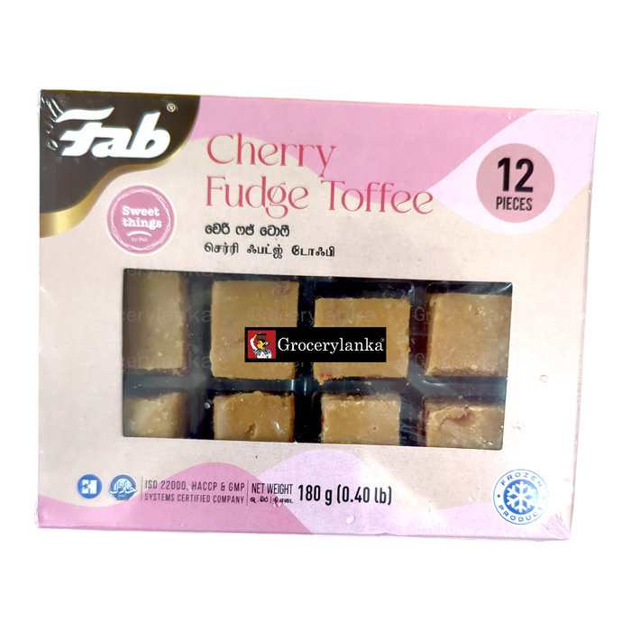 Fab Cherry Fudge Toffee 12Pc