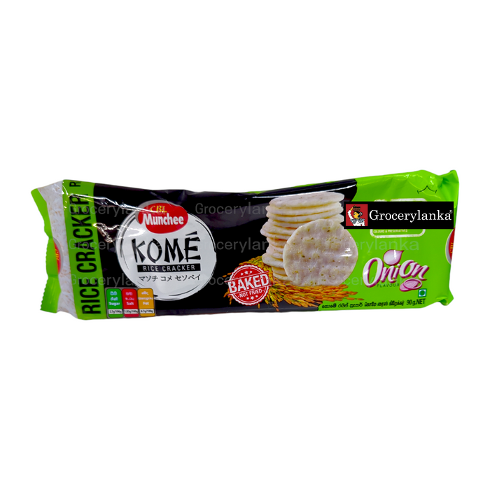 Munchee Kome Rice Crackers - Onion 90g