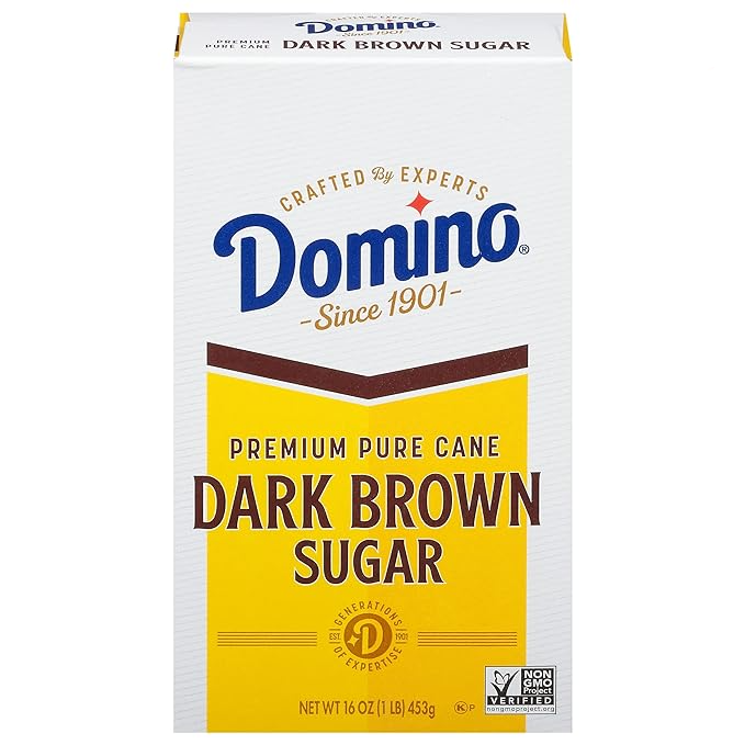 Domino Dark Brown Sugar 1lb (453g) | Premium Pure Cane