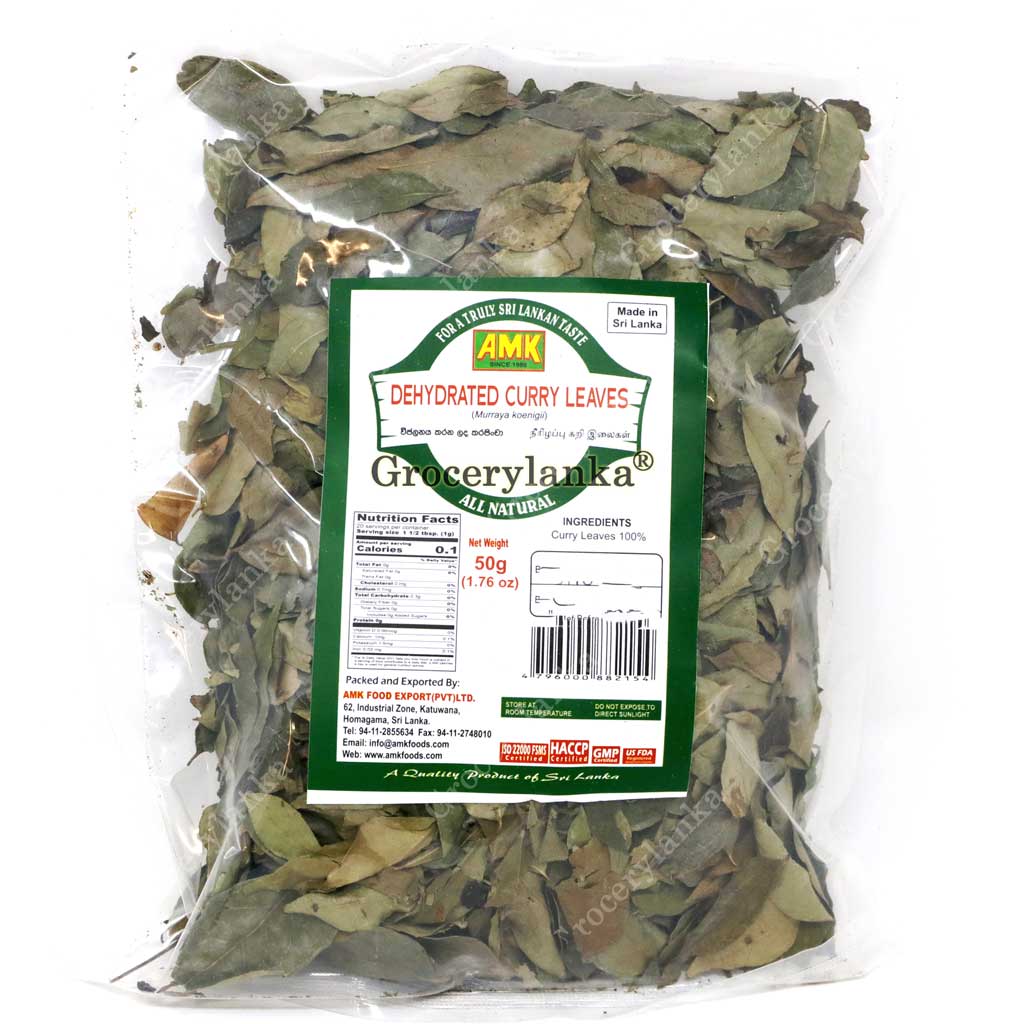 AMK Dehydrated Karapincha (Curry Leaves) 50g — Grocerylanka